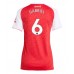 Arsenal Gabriel Magalhaes #6 Hemma matchtröja Dam 2025-26 Kortärmad Billigt